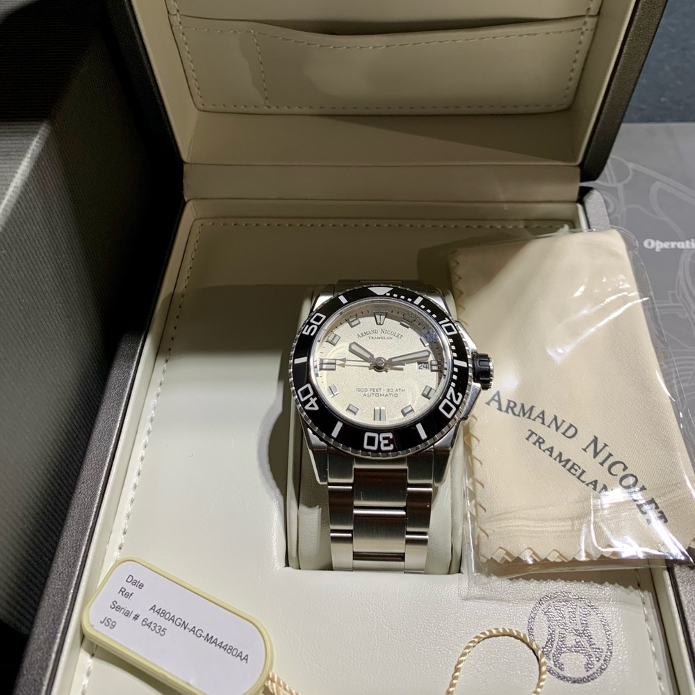 Armand Nicolet JS9 Automatic Diver Watch Stainless